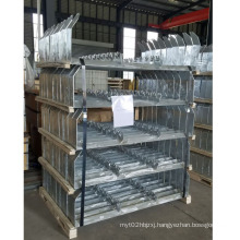 Offset frame galvanized bracket Australia standard Troughing conveyor stands